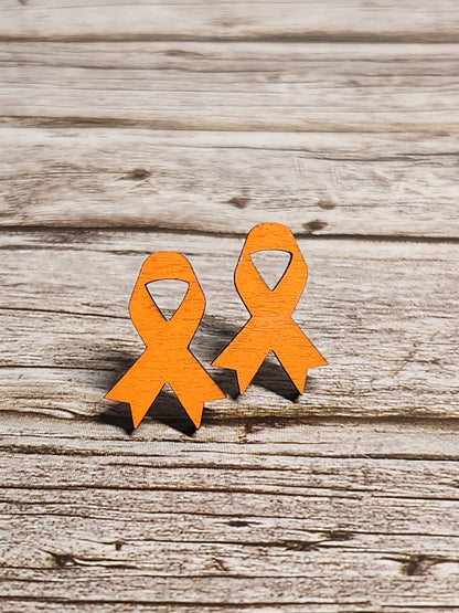 Awareness Ribbon Stud Earrings-Rogue Magnolia Custom Designs