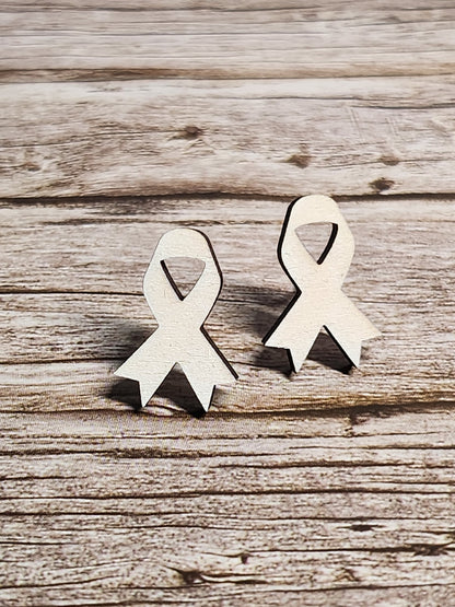 Awareness Ribbon Stud Earrings-Rogue Magnolia Custom Designs
