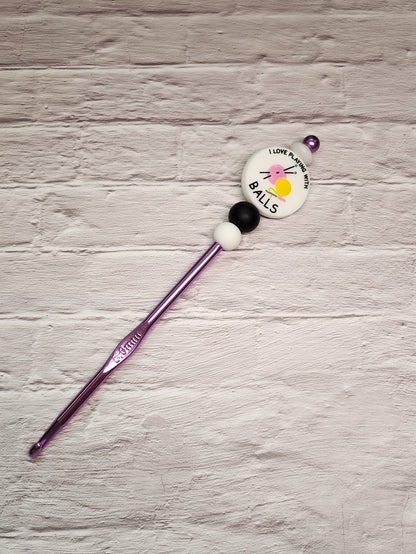 Limited Edition 5.0mm Beaded Crochet Hooks-Rogue Magnolia Custom Designs