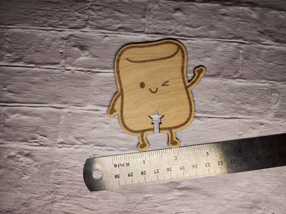Laser-Cut Bread Bag Tags-Rogue Magnolia Custom Designs