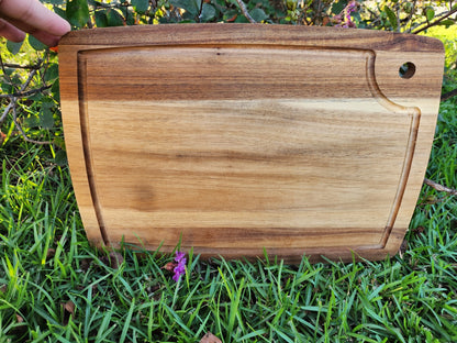 Personalized Laser-Engraved Acacia Cutting Board-Rogue Magnolia Custom Designs