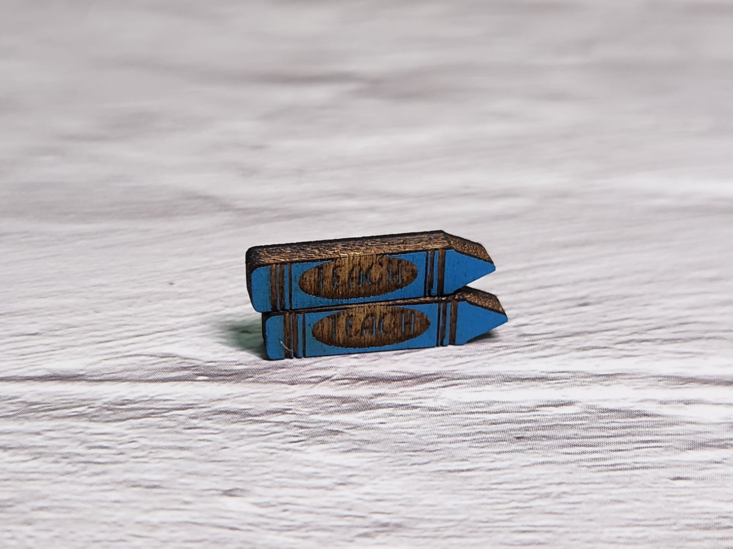 Crayon Stud Earrings-Rogue Magnolia Custom Designs