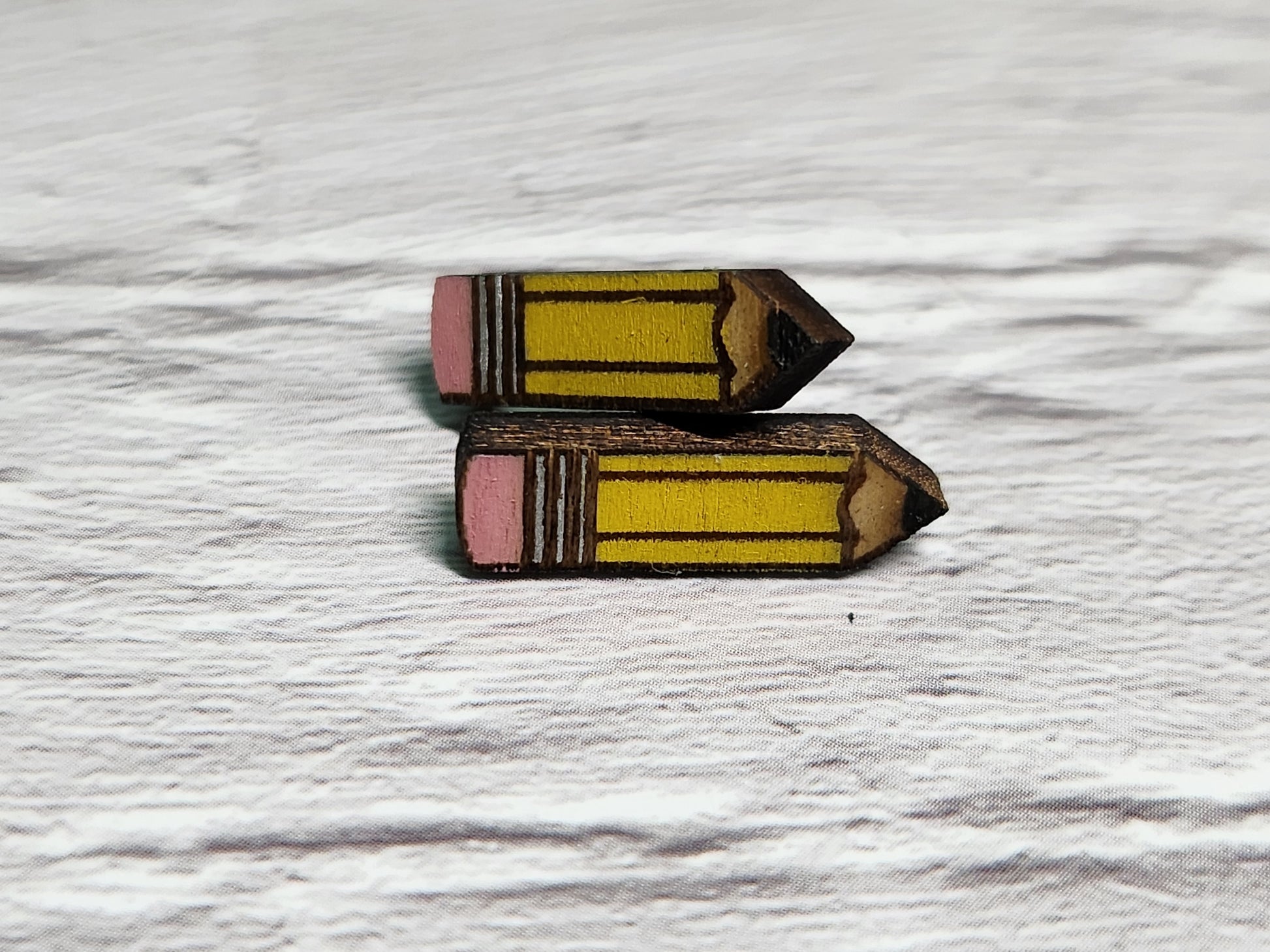 Pencil Stud Earrings-Rogue Magnolia Custom Designs