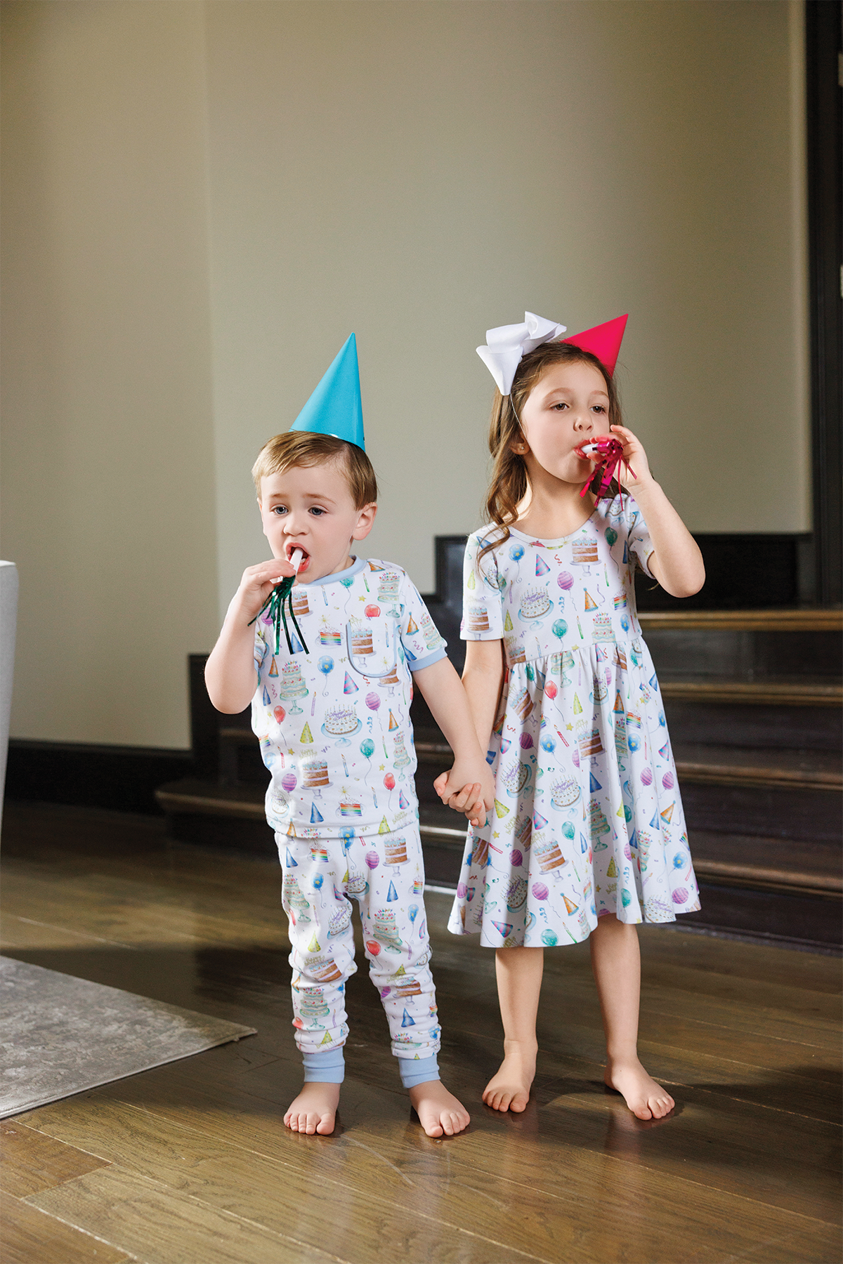 Happy Birthday Organic Cotton Pajama Set-Rogue Magnolia Custom Designs