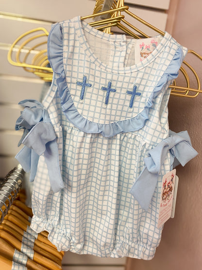 Cross Embroidery Girl Bubble