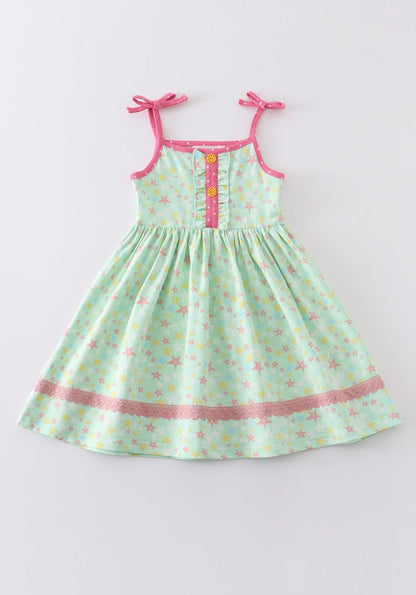 Platinum Star Print Dress– Sparkle & Shine for Every Occasion