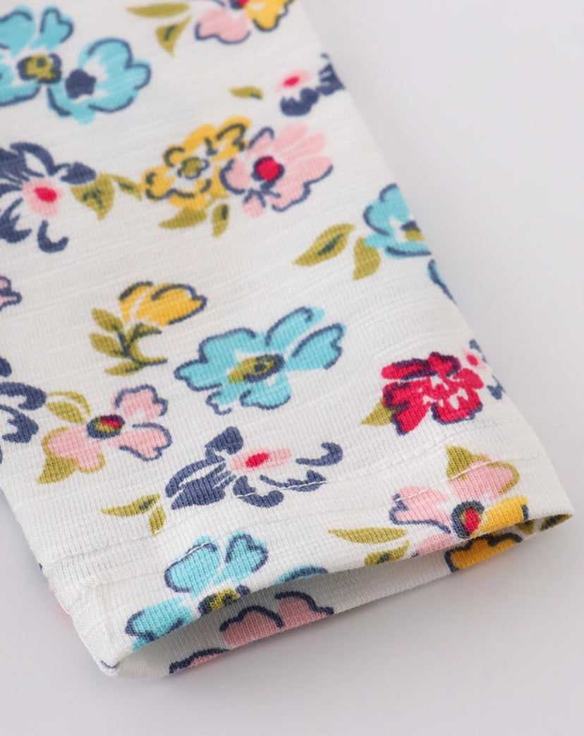 Platinum Floral Dress/Bloomer Set – Baby Girl Outfit