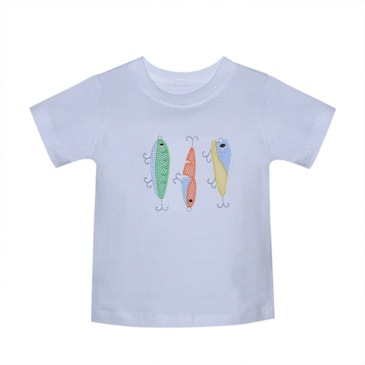 Gone Fishin’ Appliqué Tee