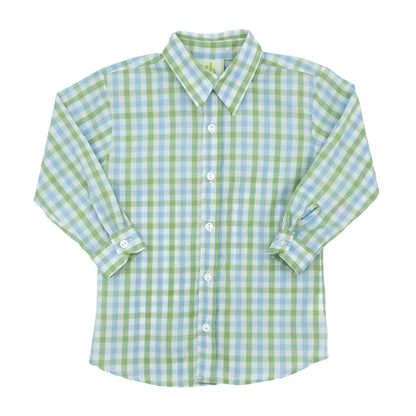 Bluegrass Check Alton Shirt – Classic Boys Button Down for Fall