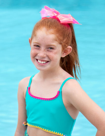 WeeSplash Colored Vinyl Bow