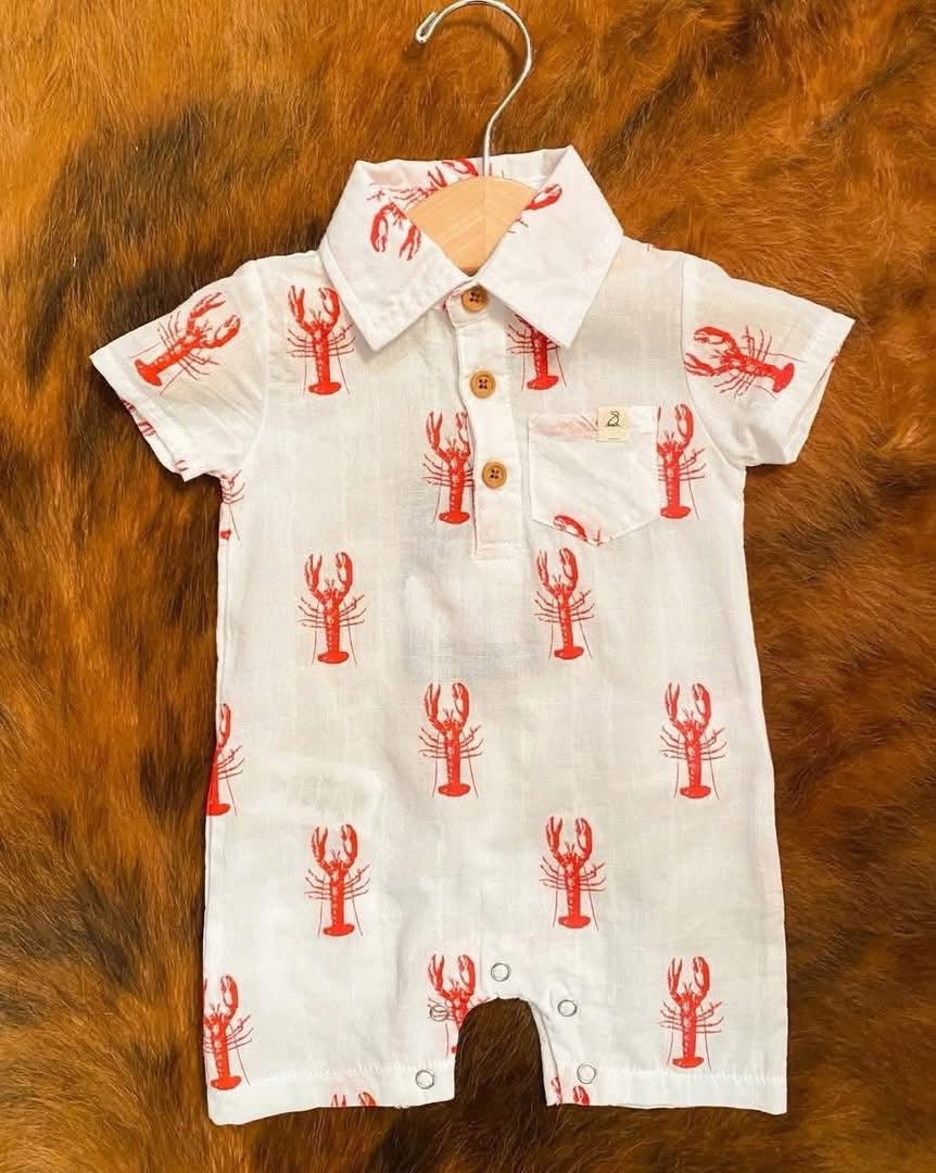 MOLOKAI Red Lobster Romper