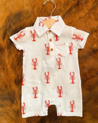 MOLOKAI Red Lobster Romper