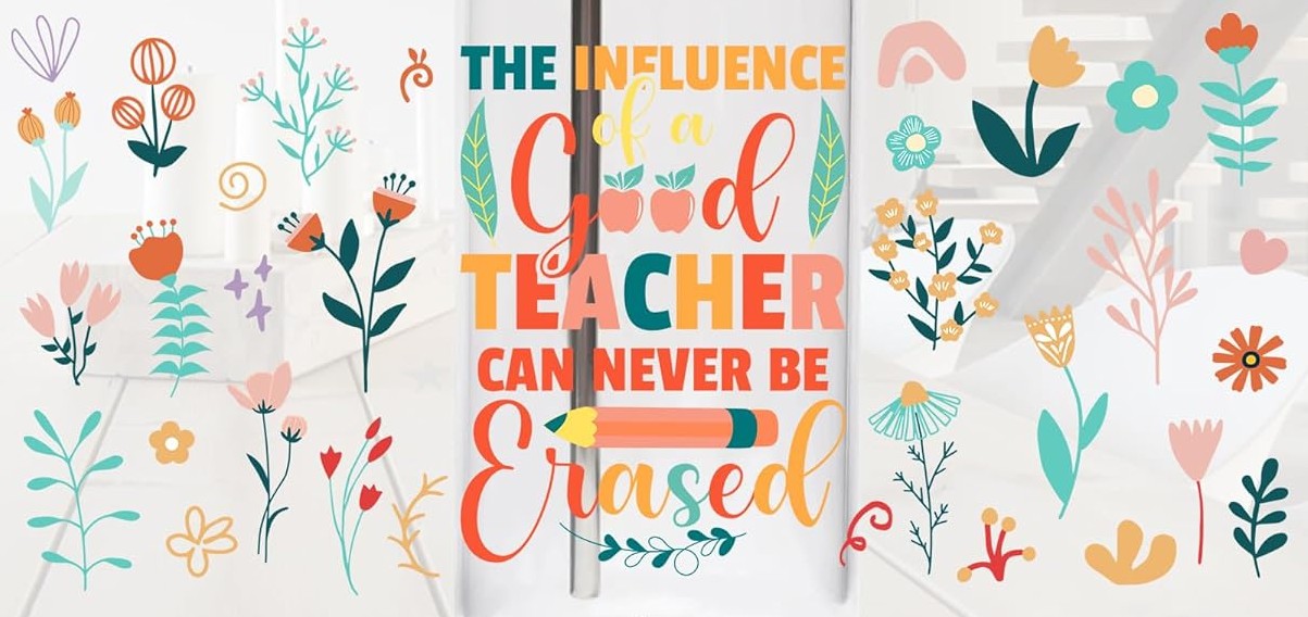 Teacher Acrylic Can Cup-Rogue Magnolia Custom Designs