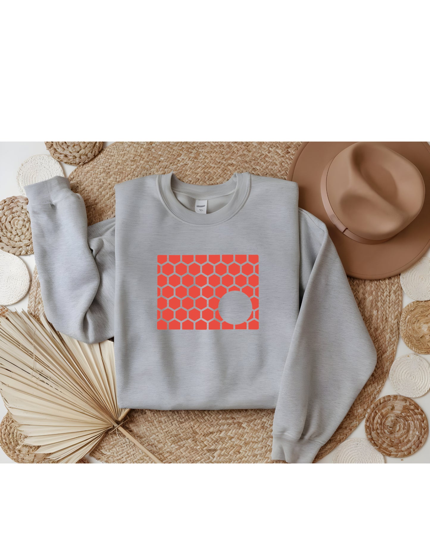Colorado Honeycomb Monogrammed Sweatshirt-Rogue Magnolia Custom Designs