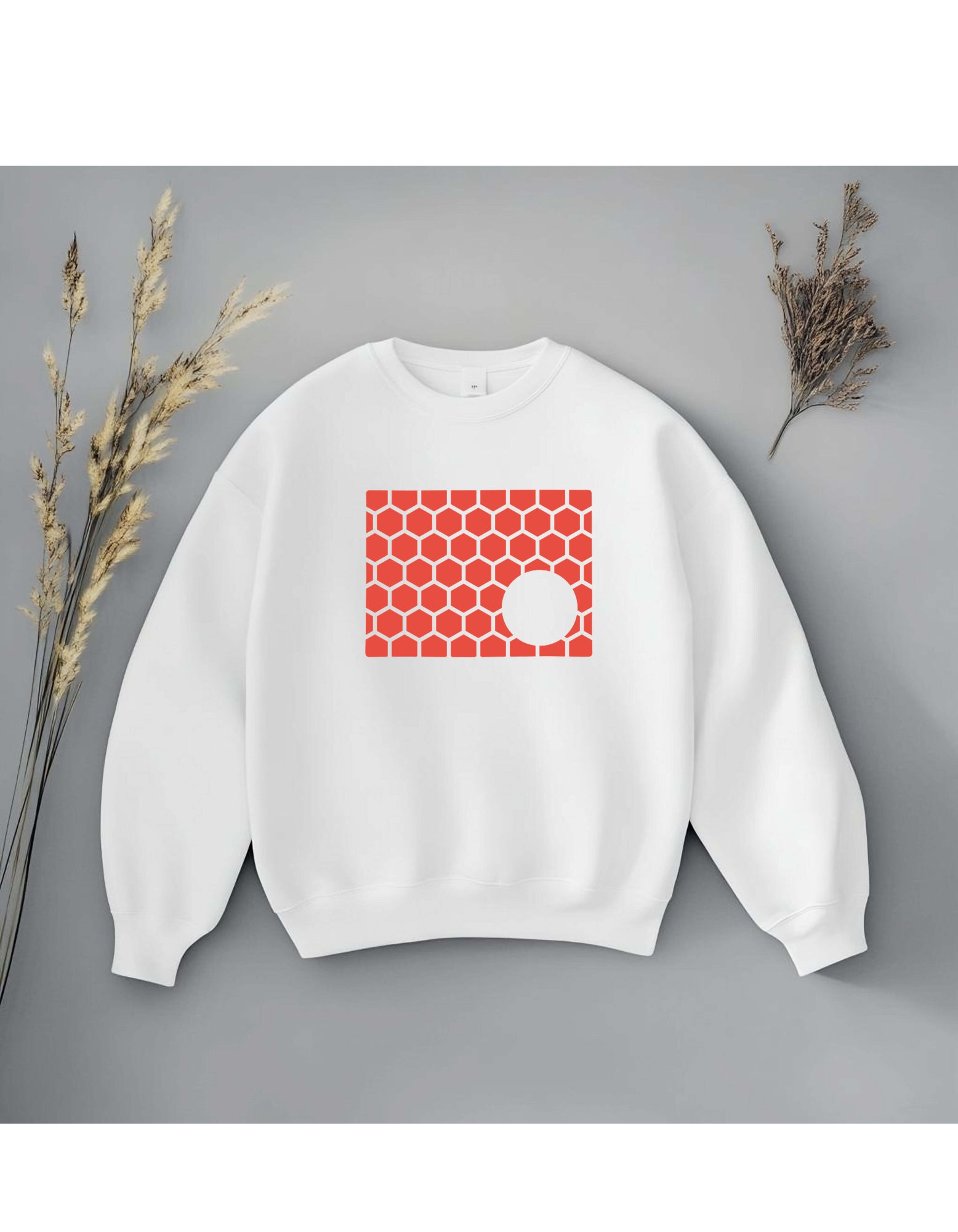 Colorado Honeycomb Monogrammed Sweatshirt-Rogue Magnolia Custom Designs