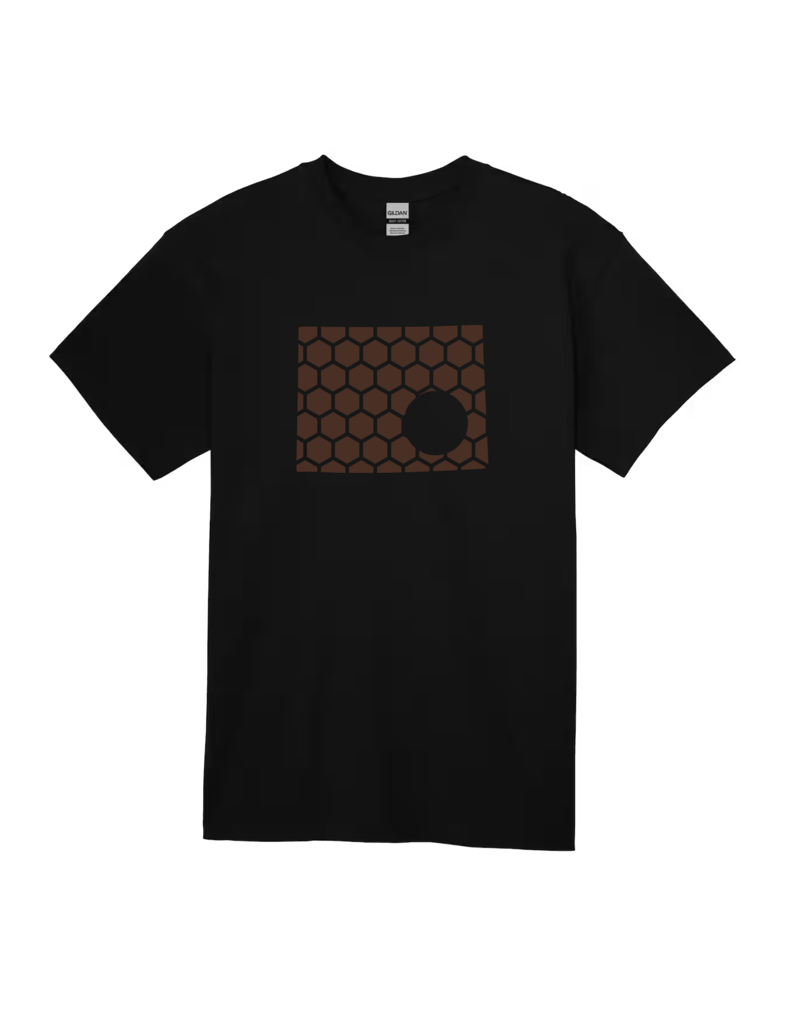 Wyoming Honeycomb Crewneck T-Shirt-Rogue Magnolia Custom Designs