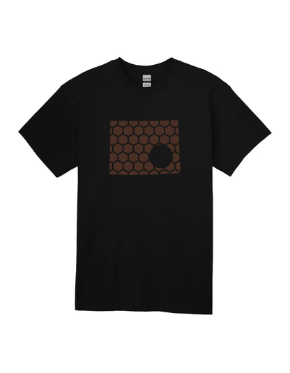 Wyoming Honeycomb Crewneck T-Shirt-Rogue Magnolia Custom Designs