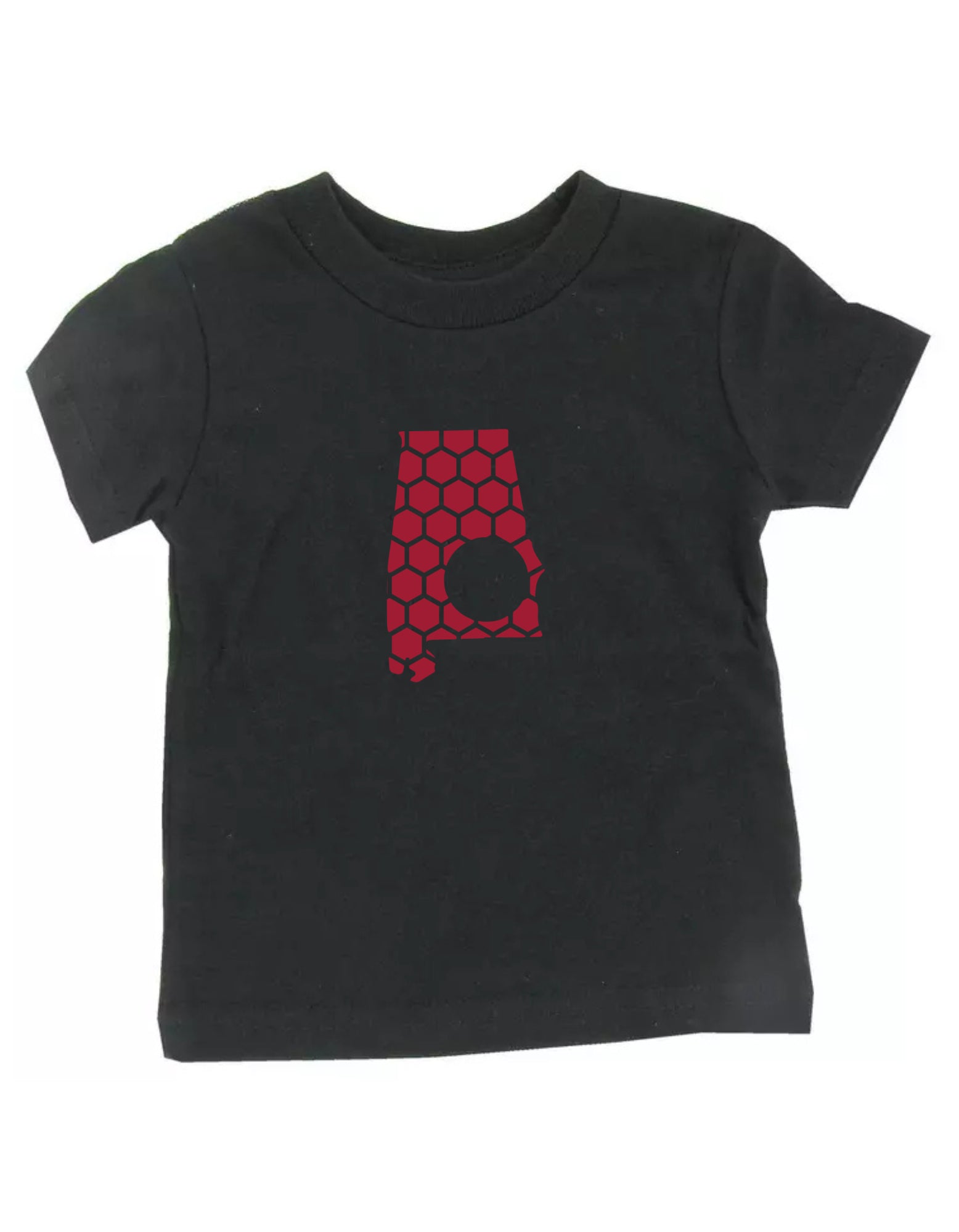 Alabama Honeycomb Crewneck T-Shirt-Rogue Magnolia Custom Designs