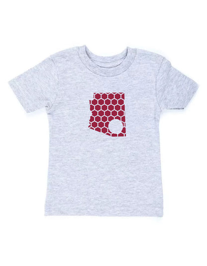 Arizona Honeycomb Crewneck T-Shirt-Rogue Magnolia Custom Designs