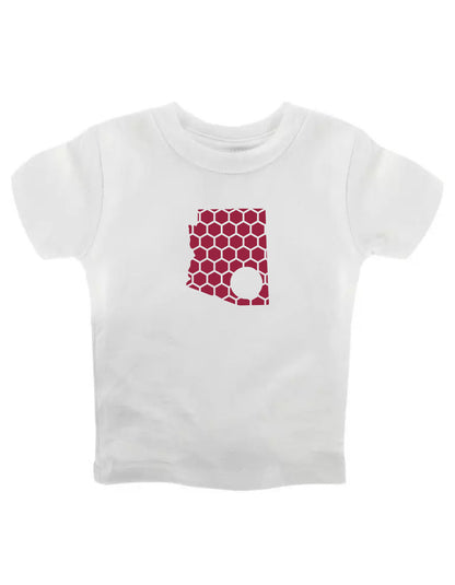 Arizona Honeycomb Crewneck T-Shirt-Rogue Magnolia Custom Designs