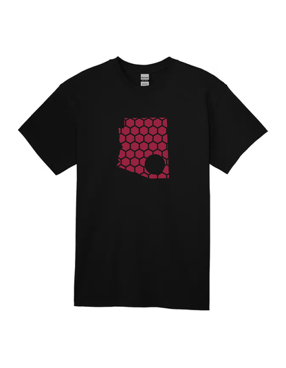 Arizona Honeycomb Crewneck T-Shirt-Rogue Magnolia Custom Designs