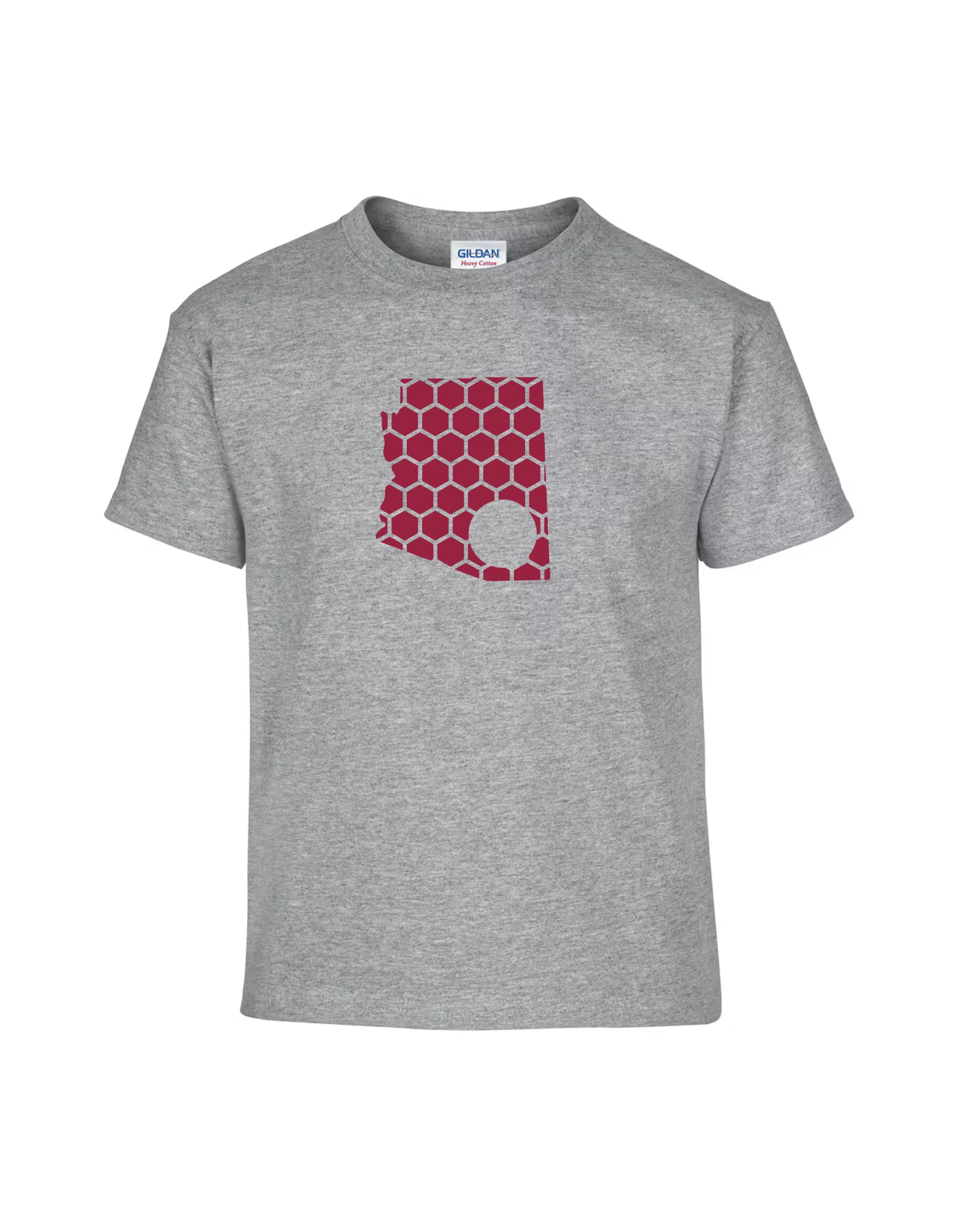 Arizona Honeycomb Crewneck T-Shirt-Rogue Magnolia Custom Designs