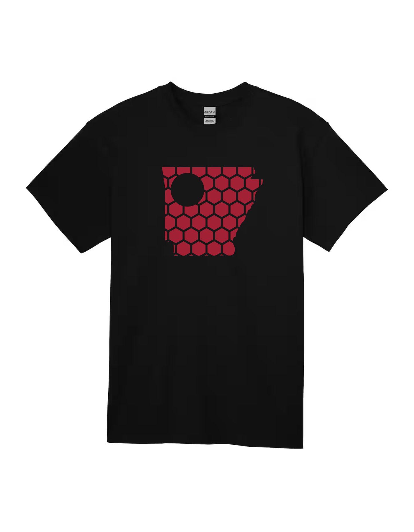 Arkansas Honeycomb Crewneck T-Shirt-Rogue Magnolia Custom Designs