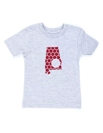 Arkansas Honeycomb Crewneck T-Shirt-Rogue Magnolia Custom Designs