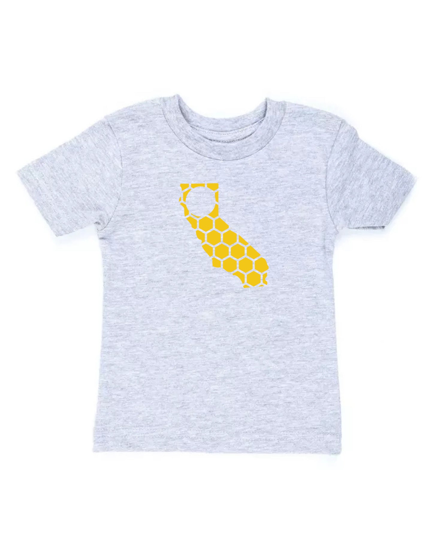 California Honeycomb Crewneck T-Shirt-Rogue Magnolia Custom Designs