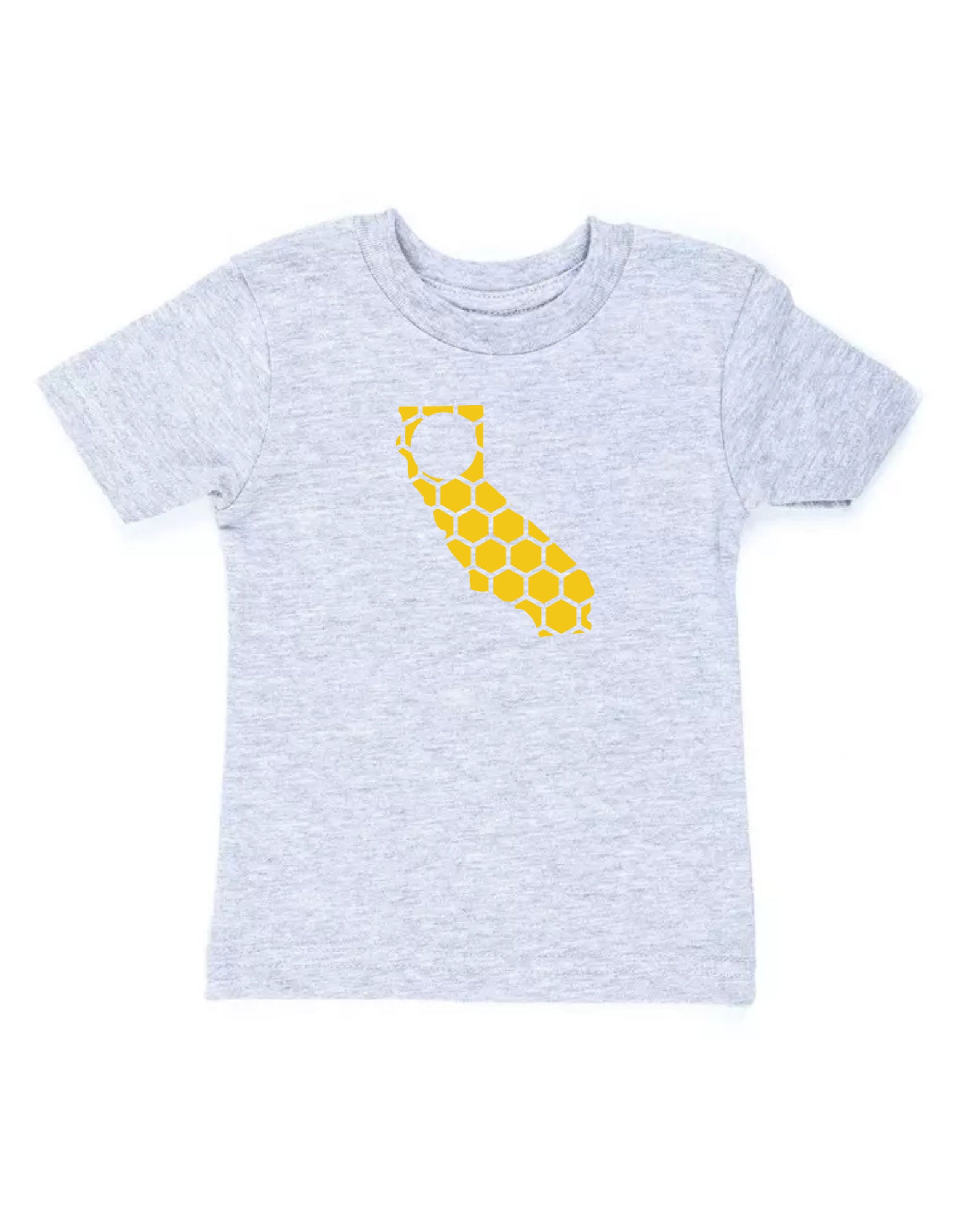 California Honeycomb Crewneck T-Shirt-Rogue Magnolia Custom Designs