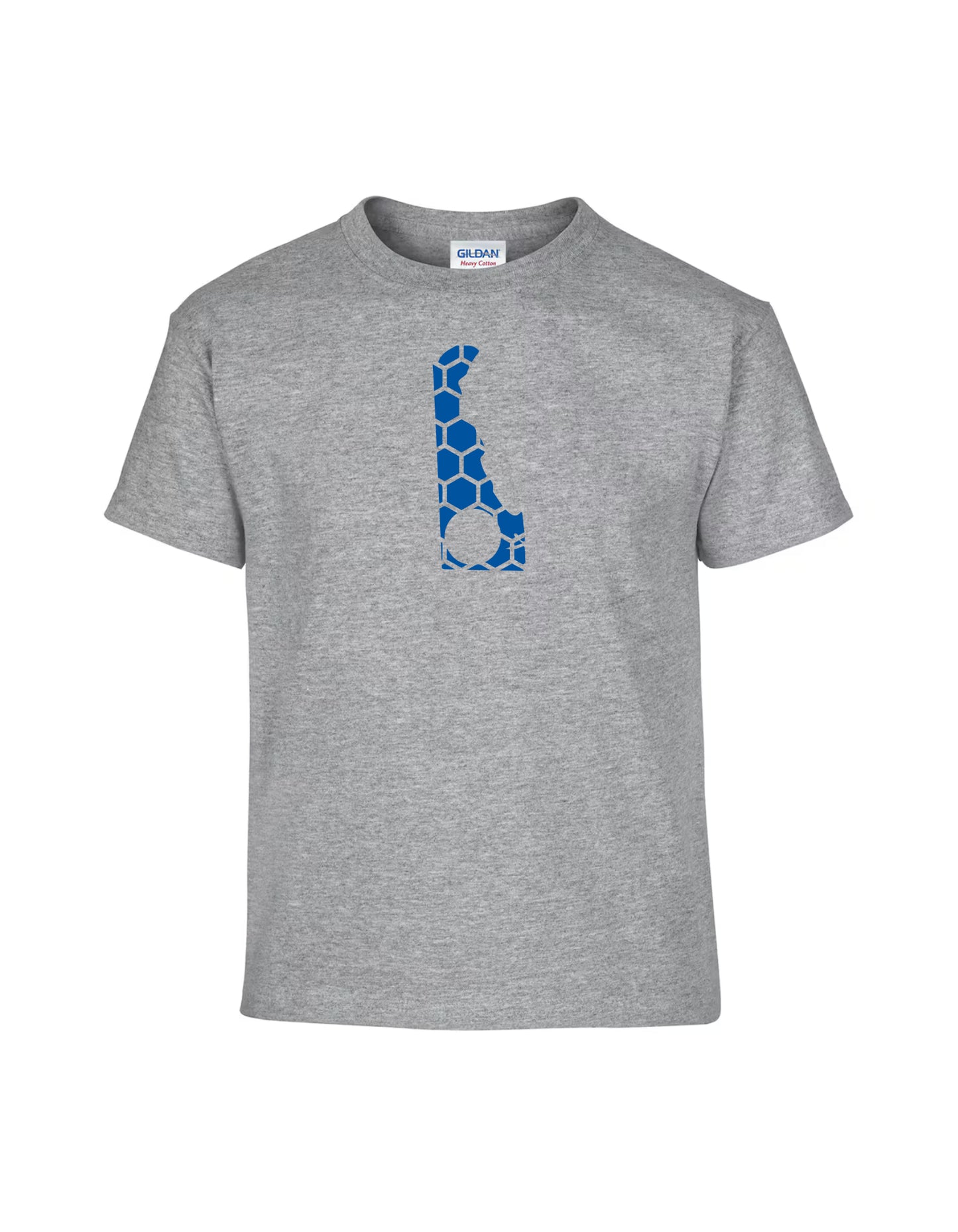 Connecticut Honeycomb Crewneck T-Shirt-Rogue Magnolia Custom Designs