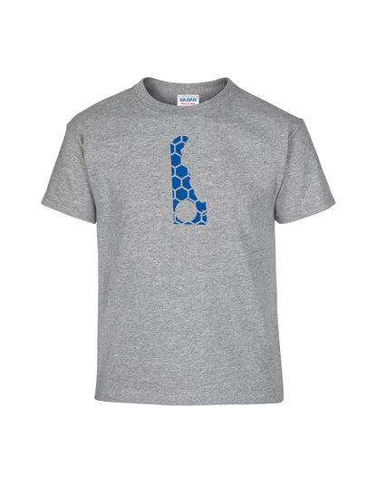 Connecticut Honeycomb Crewneck T-Shirt-Rogue Magnolia Custom Designs