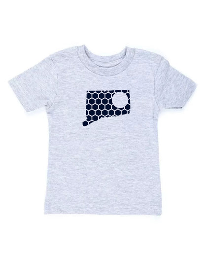 Delaware Honeycomb Crewneck T-Shirt-Rogue Magnolia Custom Designs