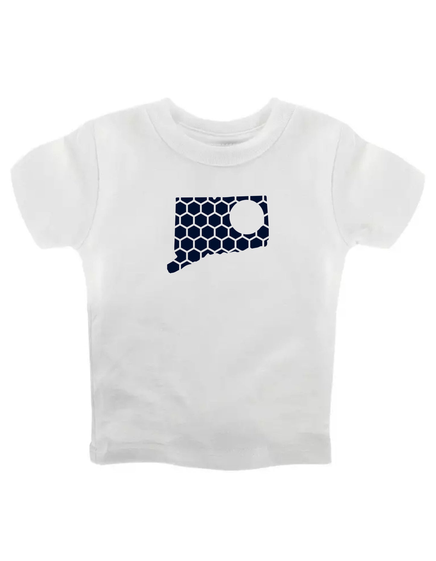 Delaware Honeycomb Crewneck T-Shirt-Rogue Magnolia Custom Designs