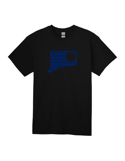 Delaware Honeycomb Crewneck T-Shirt-Rogue Magnolia Custom Designs