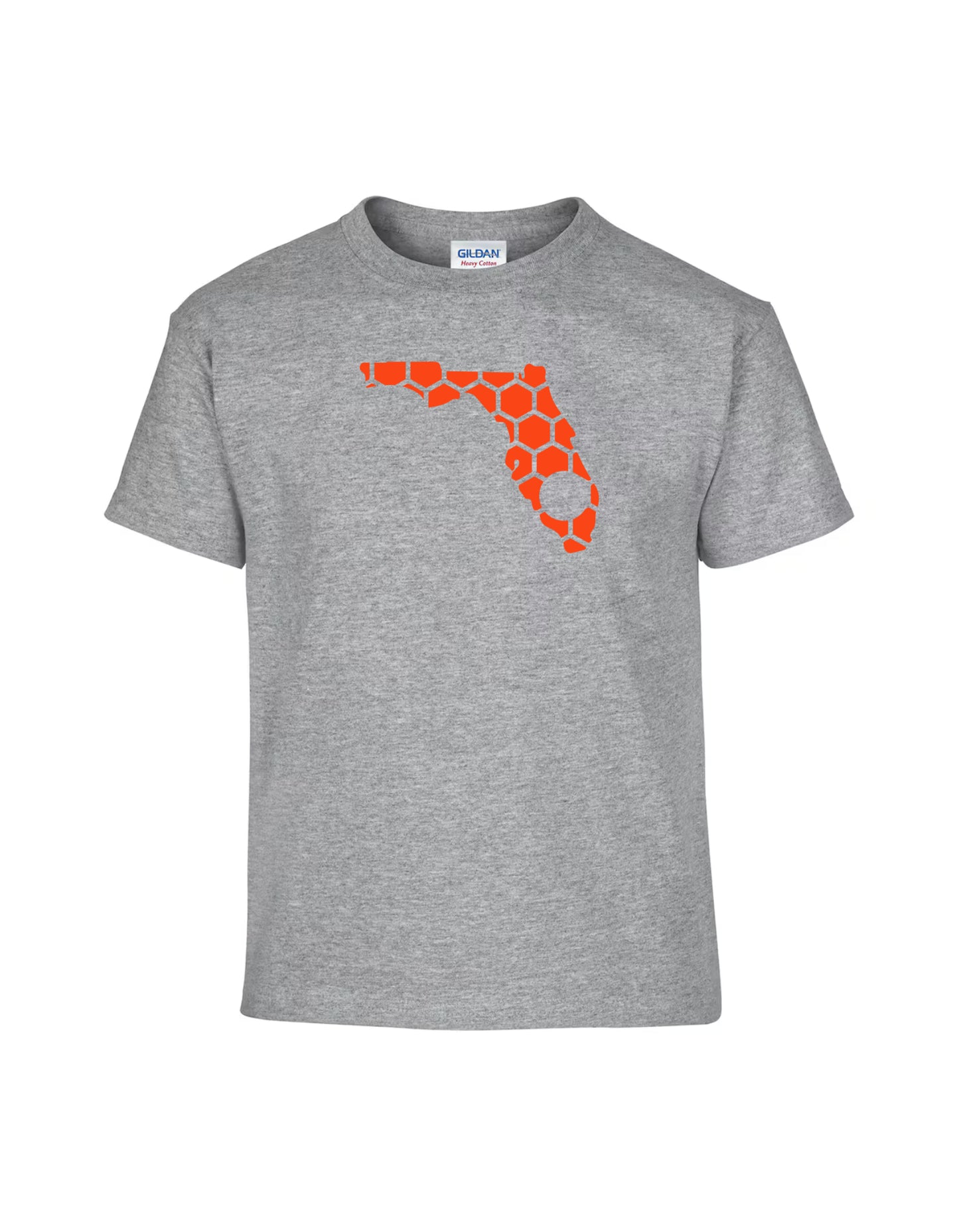 Florida Honeycomb Crewneck T-Shirt-Rogue Magnolia Custom Designs
