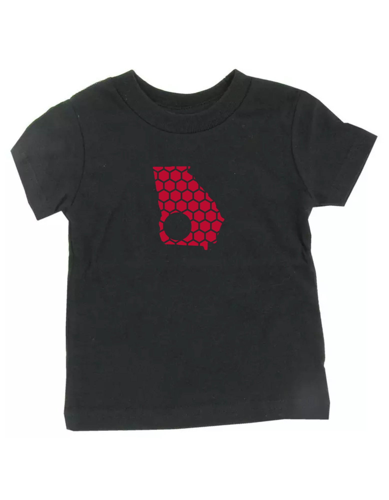 Georgia Honeycomb Crewneck T-Shirt-Rogue Magnolia Custom Designs