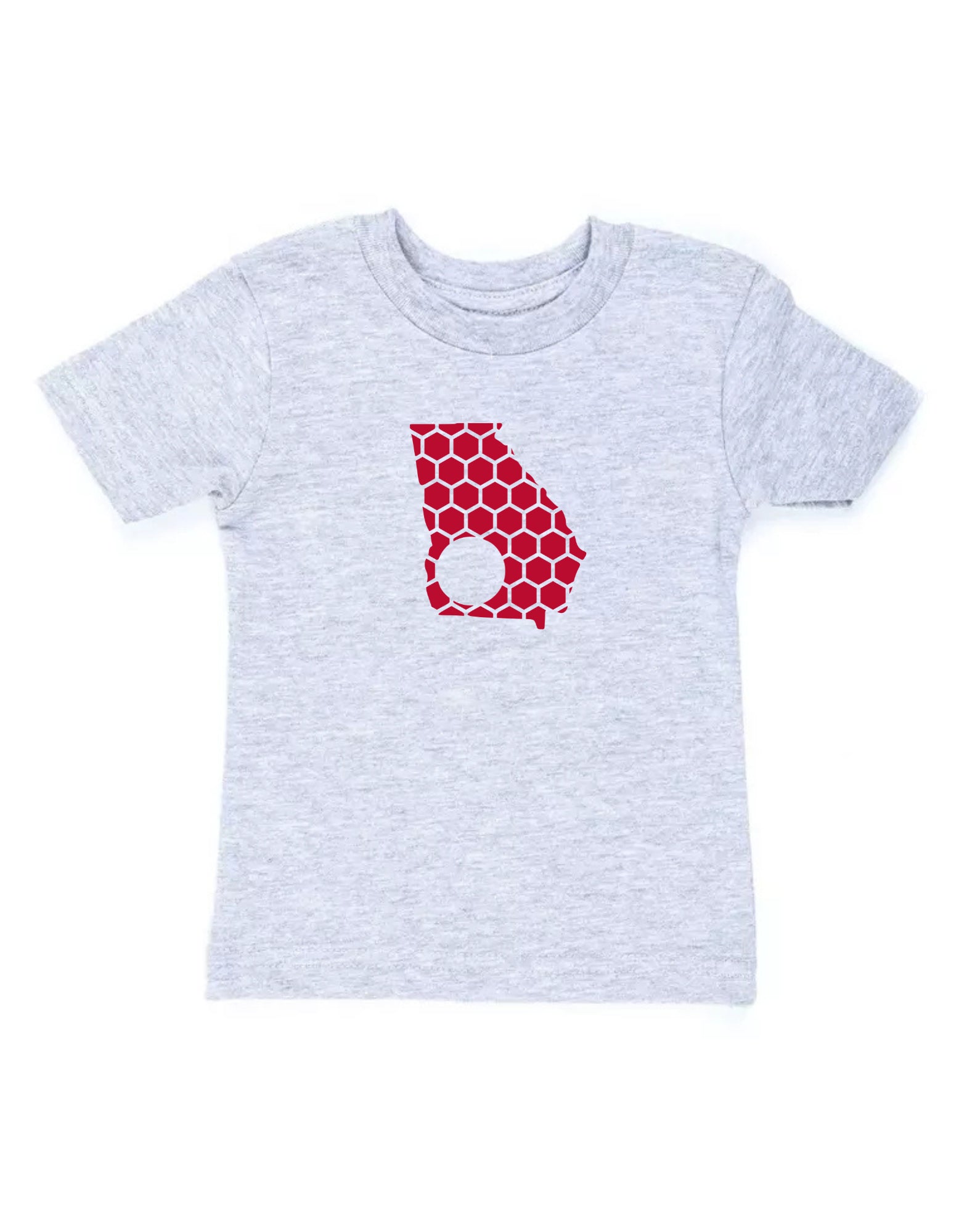 Georgia Honeycomb Crewneck T-Shirt-Rogue Magnolia Custom Designs