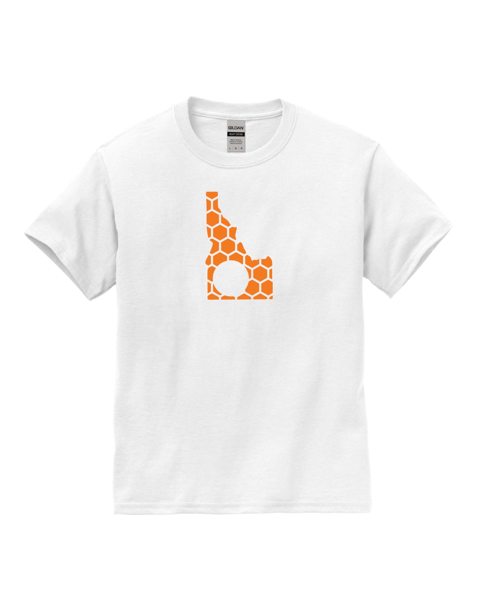 Idaho Honeycomb Crewneck T-Shirt-Rogue Magnolia Custom Designs