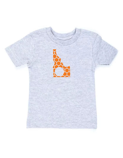 Idaho Honeycomb Crewneck T-Shirt-Rogue Magnolia Custom Designs