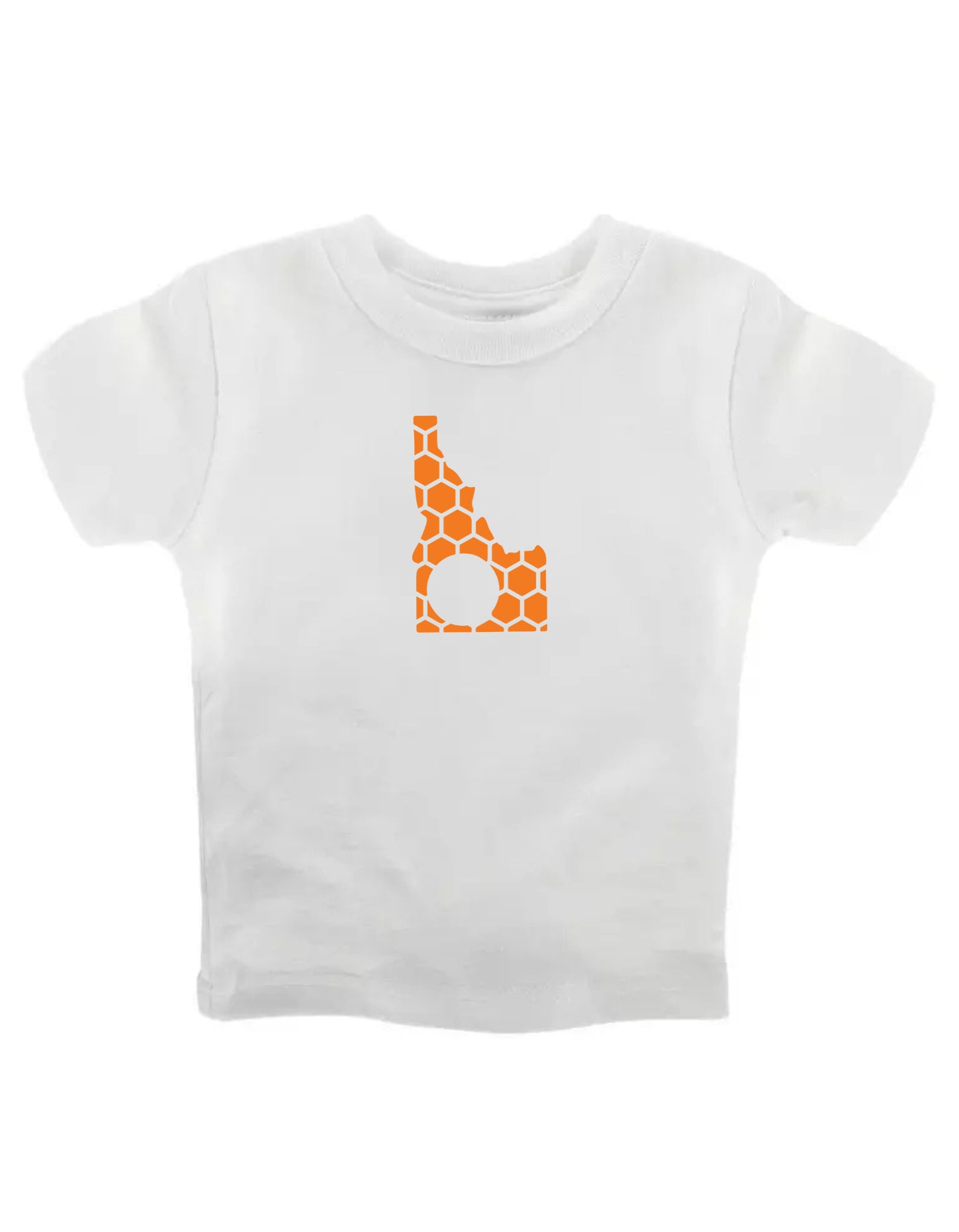 Idaho Honeycomb Crewneck T-Shirt-Rogue Magnolia Custom Designs