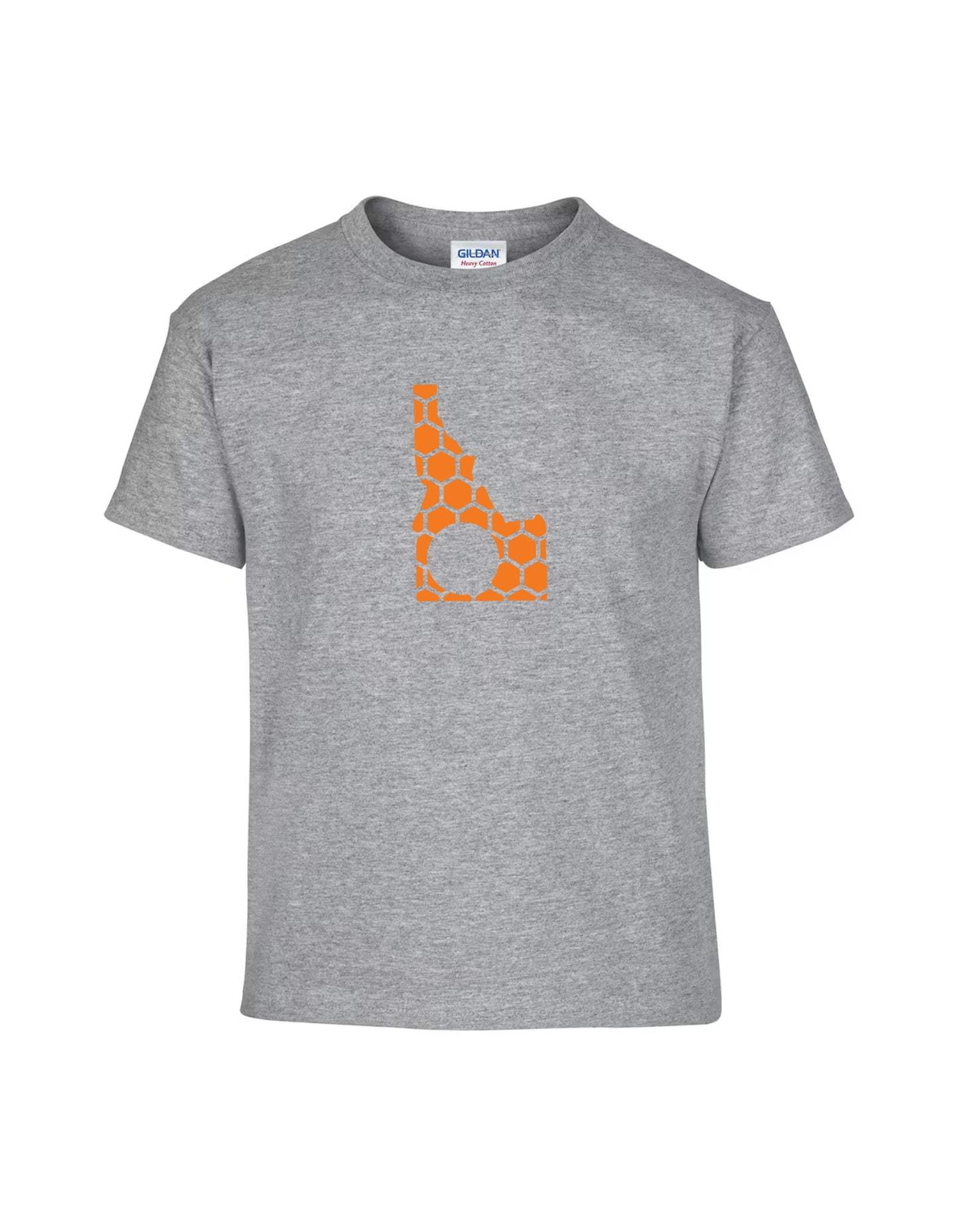 Idaho Honeycomb Crewneck T-Shirt-Rogue Magnolia Custom Designs