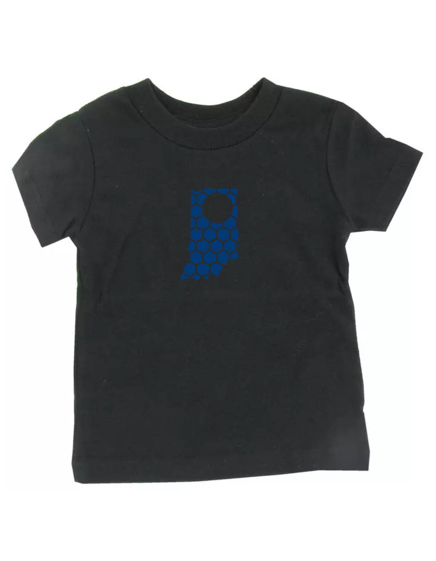 Indiana Honeycomb Crewneck T-Shirt-Rogue Magnolia Custom Designs