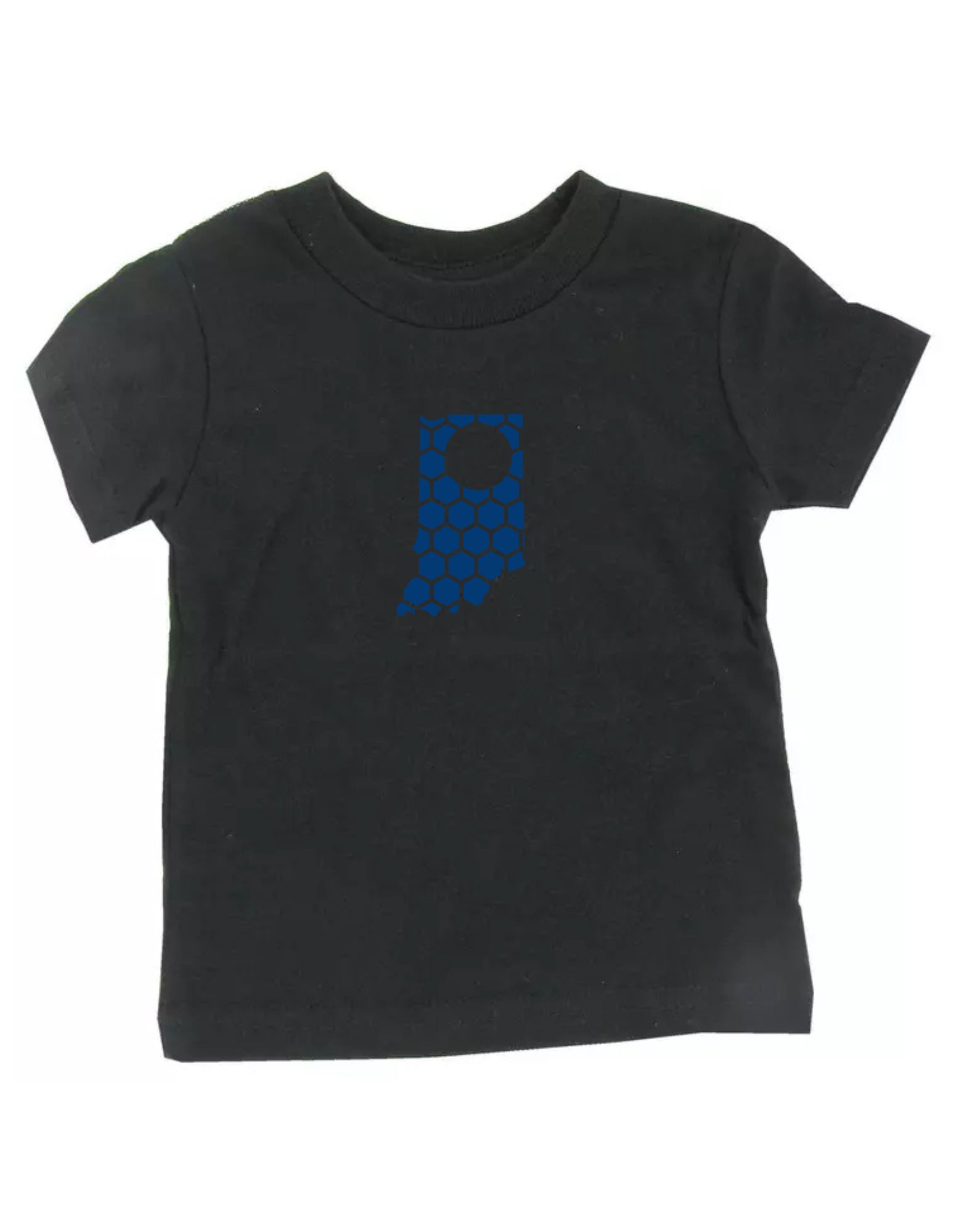 Indiana Honeycomb Crewneck T-Shirt-Rogue Magnolia Custom Designs