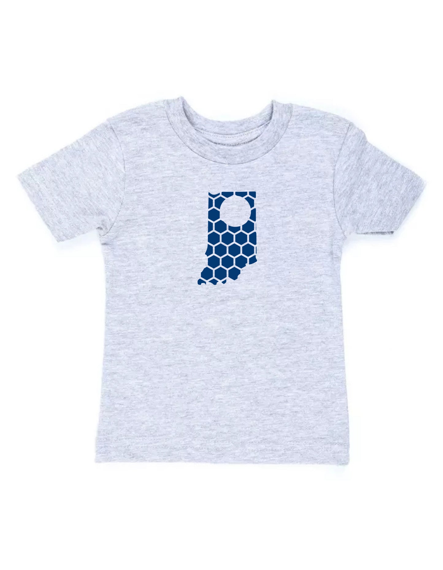 Indiana Honeycomb Crewneck T-Shirt-Rogue Magnolia Custom Designs