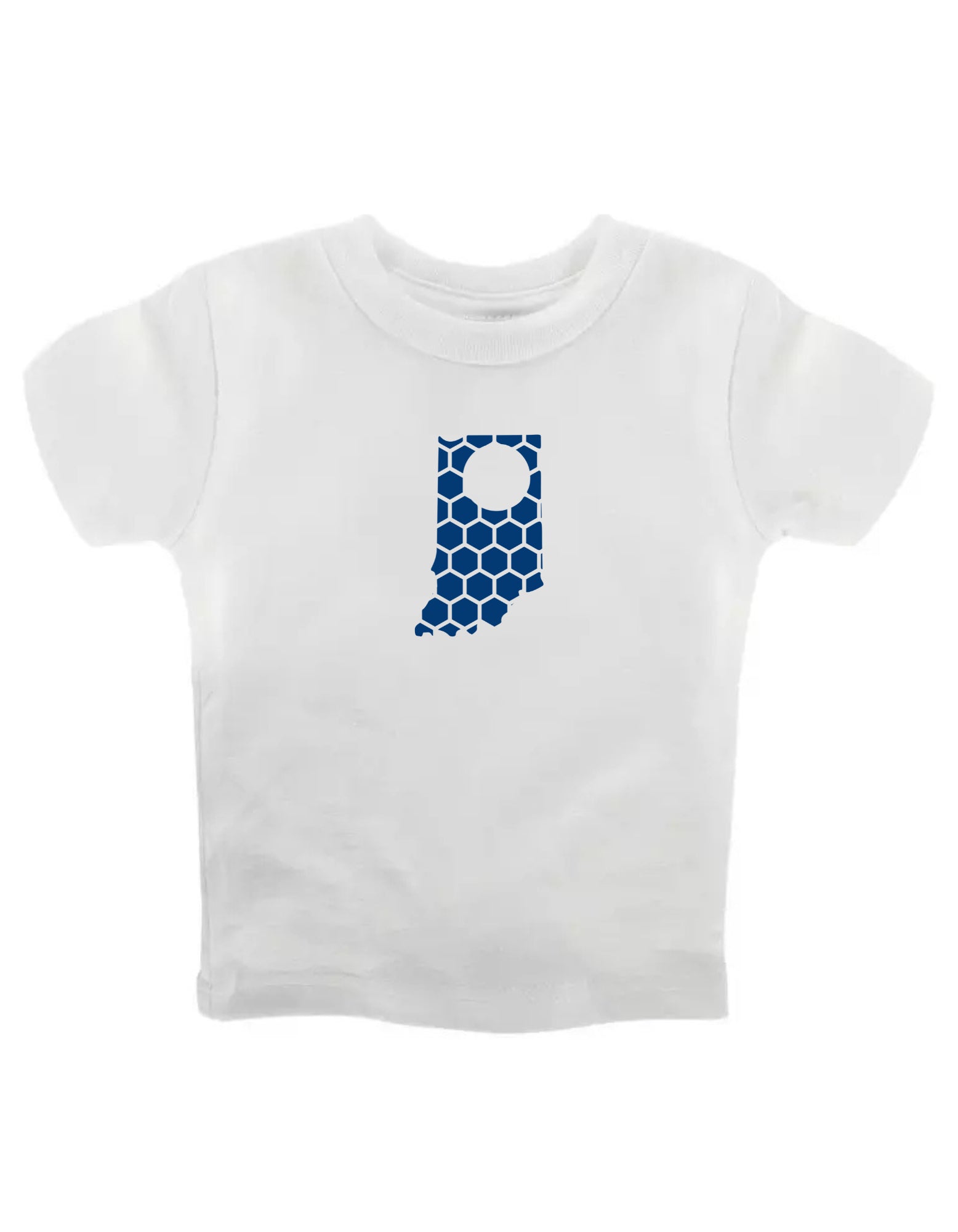 Indiana Honeycomb Crewneck T-Shirt-Rogue Magnolia Custom Designs