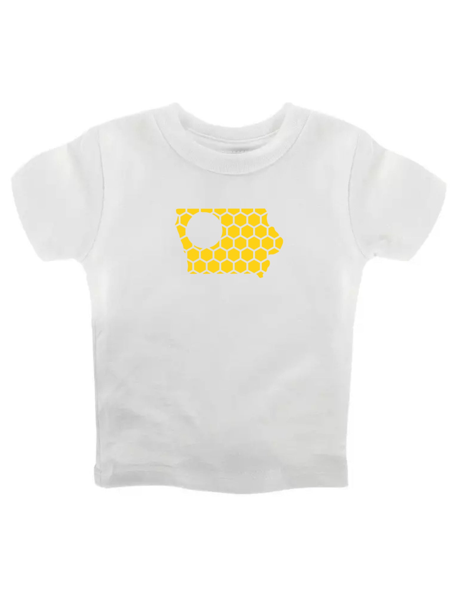 Iowa Honeycomb Crewneck T-Shirt-Rogue Magnolia Custom Designs