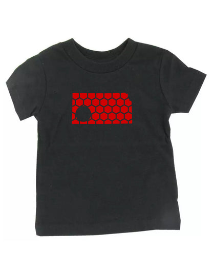 Kansas Honeycomb Crewneck T-Shirt-Rogue Magnolia Custom Designs