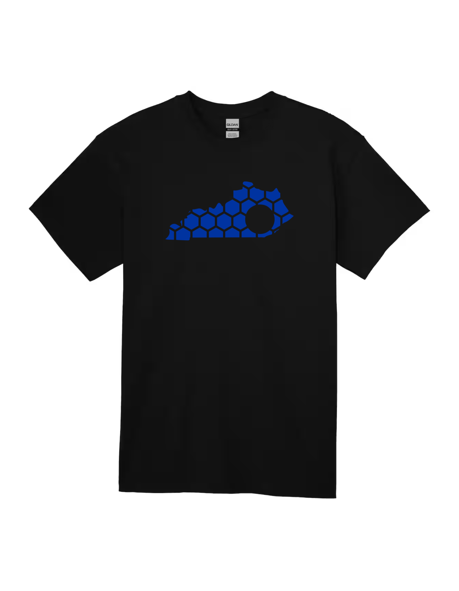 Kentucky Honeycomb Crewneck T-Shirt-Rogue Magnolia Custom Designs