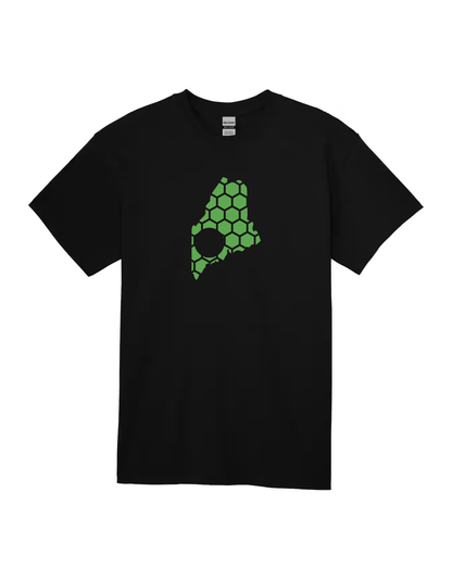 Maine Honeycomb Crewneck T-Shirt-Rogue Magnolia Custom Designs